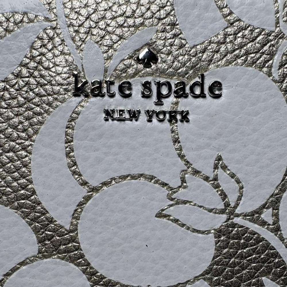 Kate Spade NWT Larchmont Avenue Breezy Floral Half Moon Wristlet - Picture 2 of 5